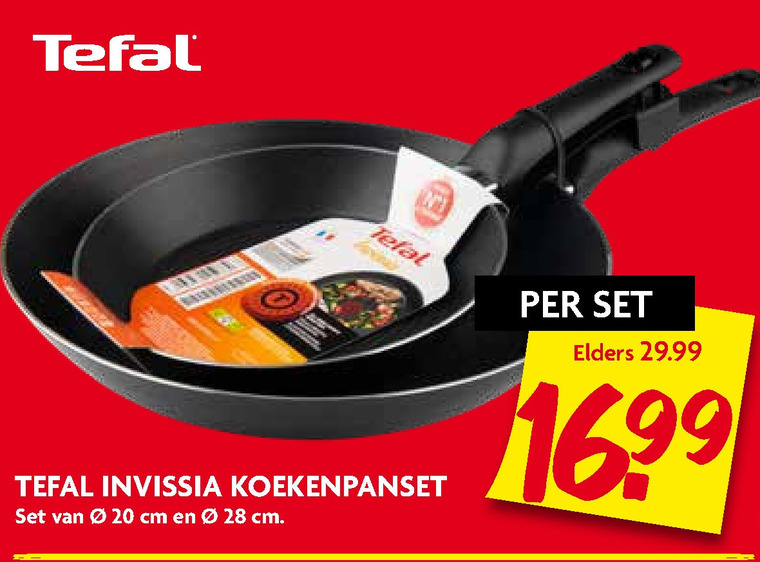 Tefal   koekenpan folder aanbieding bij  Dekamarkt - details