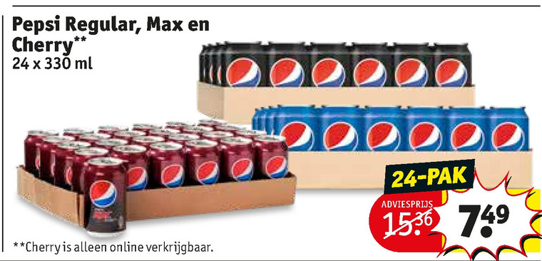 Pepsi   cola folder aanbieding bij  Kruidvat - details