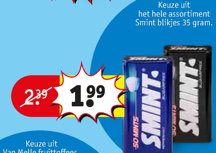 Smint   kauwgom folder aanbieding bij  Kruidvat - details