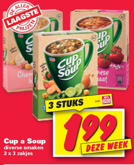 Cup a Soup   soep folder aanbieding bij  Nettorama - details