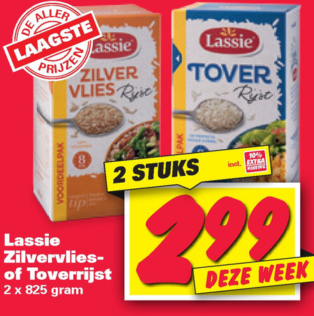 Lassie   rijst folder aanbieding bij  Nettorama - details