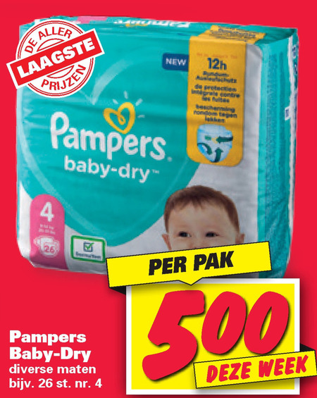 Pampers   luiers folder aanbieding bij  Nettorama - details