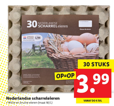 scharreleieren folder aanbieding bij - details