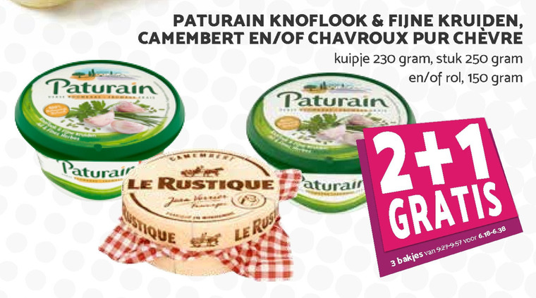 Chavroux   roomkaas, camembert folder aanbieding bij  MCD Supermarkt Basis - details