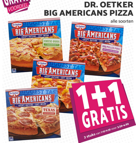 Dr Oetker   diepvriespizza folder aanbieding bij  Boons Markt - details