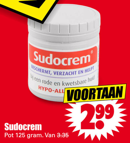 Sudocrem   babyzalf folder aanbieding bij  Dirk - details