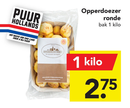 Opperdoezer   aardappelen folder aanbieding bij  Deen - details