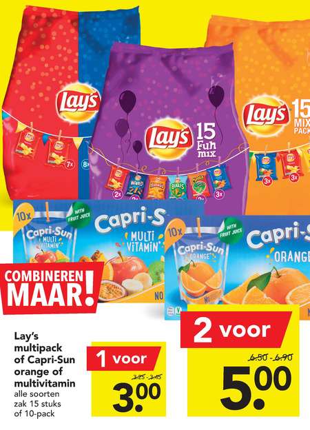 Capri-Sun   fruitdrank, zoutje folder aanbieding bij  Deen - details