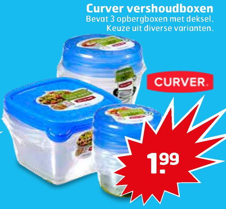 Curver   vershouddoos folder aanbieding bij  Trekpleister - details