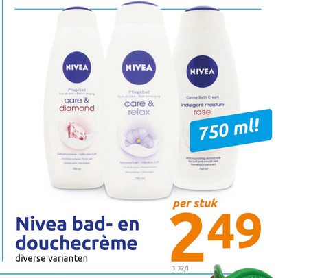 Nivea   douchegel folder aanbieding bij  Action - details