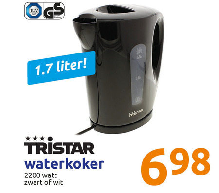 Tristar   waterkoker folder aanbieding bij  Action - details