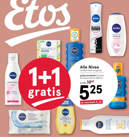 Nivea   reinigingsdoekje folder aanbieding bij  Etos - details