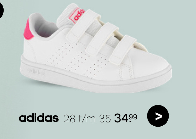 Adidas   meisjes sneakers folder aanbieding bij  Van Haren  - details