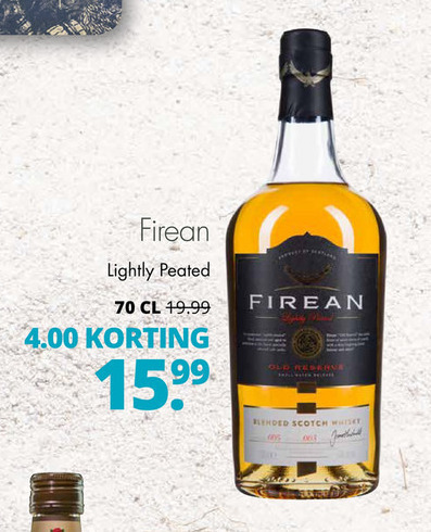 Firean   whisky folder aanbieding bij  Mitra - details