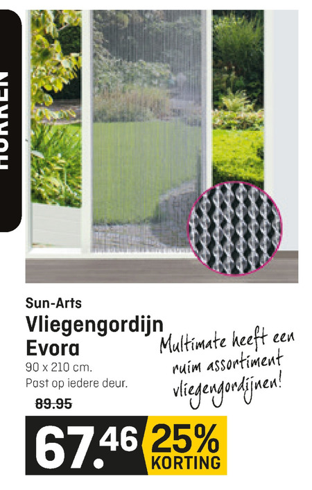 Sunarts   vliegengordijn folder aanbieding bij  Multimate - details