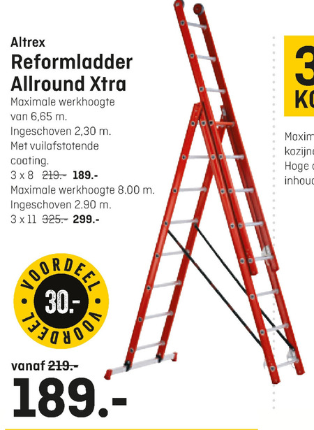 Antagonisme Belonend mooi Altrex ladder folder aanbieding bij Multimate - details