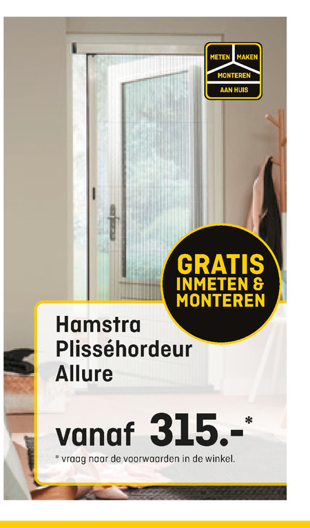 Hamstra   hordeur folder aanbieding bij  Hubo - details