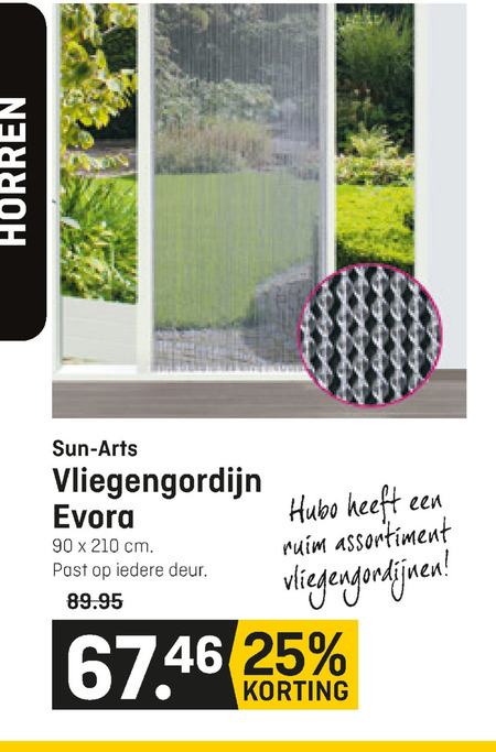 Sunarts   vliegengordijn folder aanbieding bij  Hubo - details