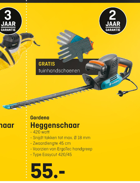 Gardena   heggenschaar folder aanbieding bij  Hubo - details