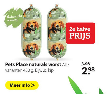 Pets Place Huismerk   hondenvoer folder aanbieding bij  Pets Place - details