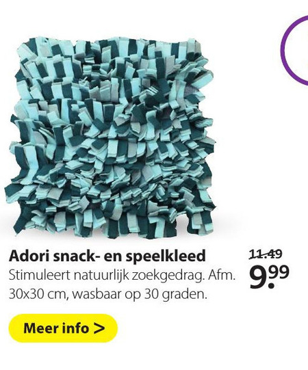 Adori   hondenspeeltje folder aanbieding bij  Pets Place - details