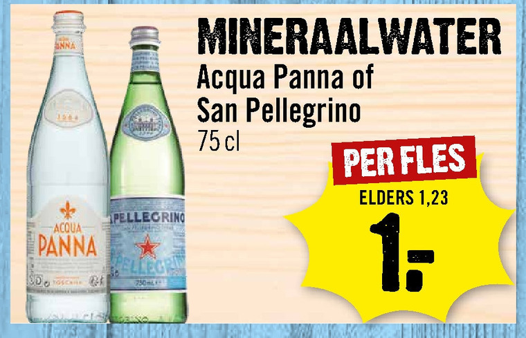 Acqua Panna   mineraalwater folder aanbieding bij  Dirck III - details