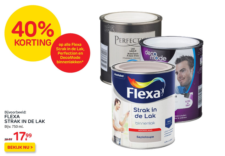 Decomode   lak folder aanbieding bij  Praxis - details