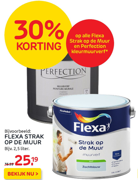 Flexa   muurverf folder aanbieding bij  Praxis - details