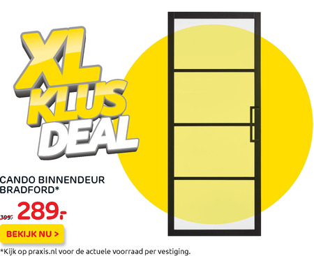 Cando   deur folder aanbieding bij  Praxis - details