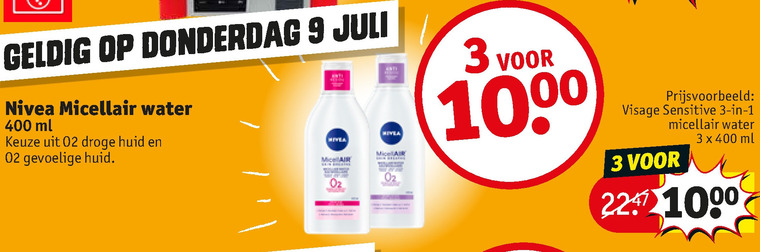 Nivea   reinigingslotion folder aanbieding bij  Kruidvat - details