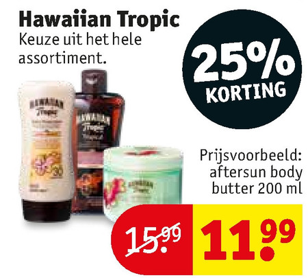 Hawaiian Tropic   zonnebrandolie, aftersun folder aanbieding bij  Kruidvat - details