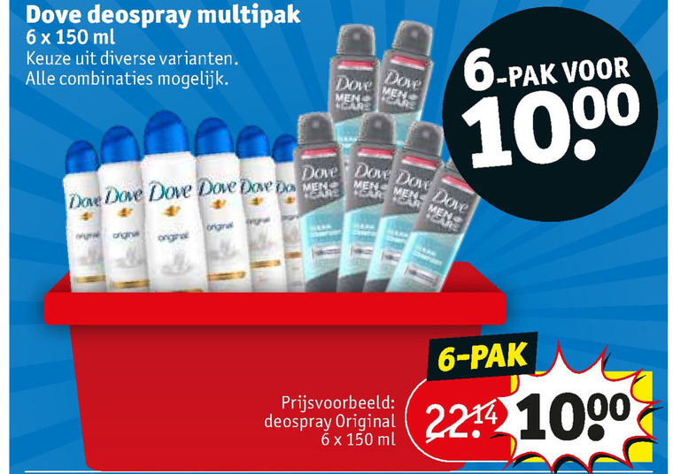 Dove   deodorant folder aanbieding bij  Kruidvat - details