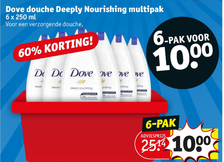 Dove   douchegel folder aanbieding bij  Kruidvat - details