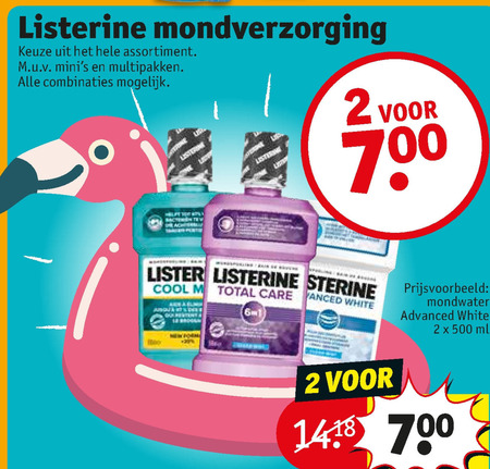 Listerine   mondwater folder aanbieding bij  Kruidvat - details