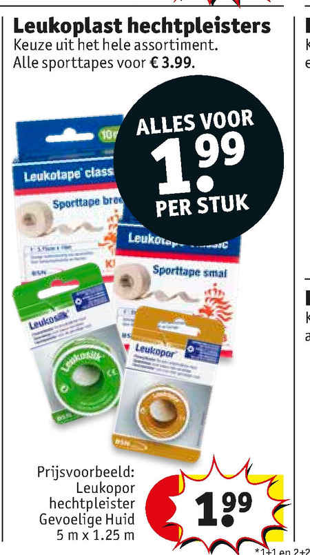 Leukoplast   pleister folder aanbieding bij  Kruidvat - details