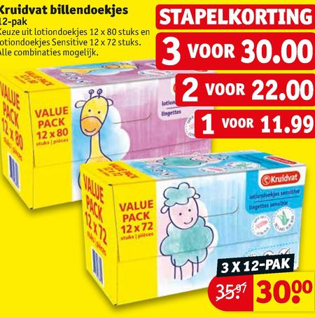 Kruidvat Huismerk   billendoekjes folder aanbieding bij  Kruidvat - details