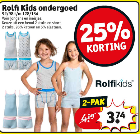 Rolfi for Kids   jongensboxershort, jongenshemd folder aanbieding bij  Kruidvat - details