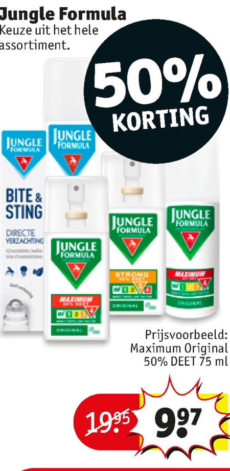 Jungle Formula   insectenbeet folder aanbieding bij  Kruidvat - details