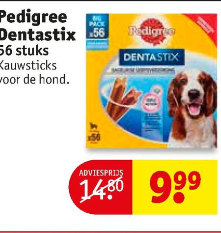 Pedigree Dentastix   hondensnacks folder aanbieding bij  Kruidvat - details