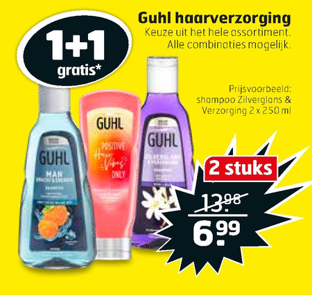 Guhl   conditioner, shampoo folder aanbieding bij  Trekpleister - details