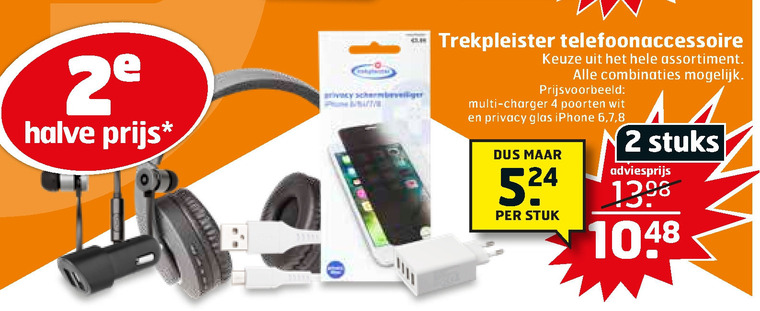 Trekpleister Huismerk   mobiel accessoires folder aanbieding bij  Trekpleister - details