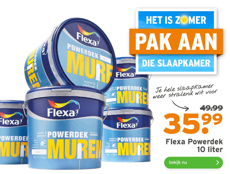 Flexa   muurverf folder aanbieding bij  Gamma - details