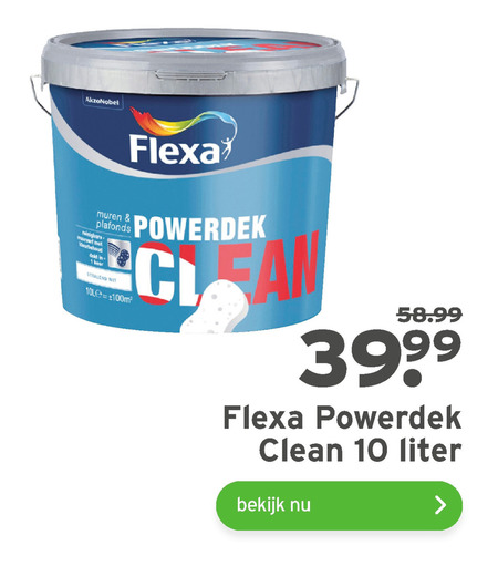 Flexa muurverf folder aanbieding bij - details