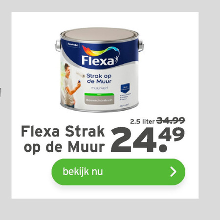 Flexa   muurverf folder aanbieding bij  Gamma - details