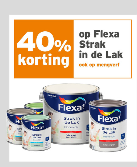 Oproepen Delegeren Laat je zien Flexa mengverf, lak folder aanbieding bij Gamma - details