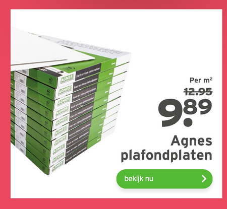 Agnes   plafondplaat folder aanbieding bij  Gamma - details