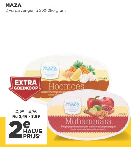 Maza   houmous folder aanbieding bij  Jumbo - details