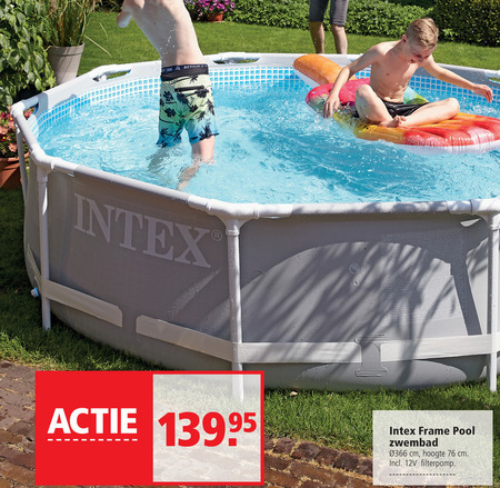 Intex   framezwembad folder aanbieding bij  Welkoop - details