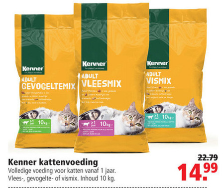 Kenner   kattenvoer folder aanbieding bij  Welkoop - details