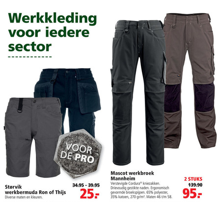 Storvik   werkbroek folder aanbieding bij  Welkoop - details